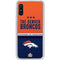 NFL Denver Broncos Super Bowl 50 Champions Galaxy A10e Clear Case