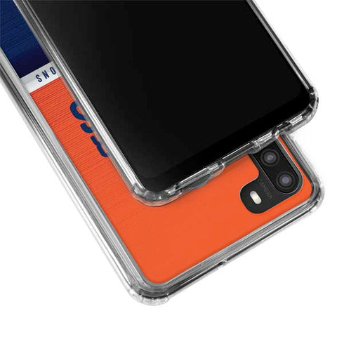 NFL Denver Broncos Super Bowl 50 Champions Galaxy A21 Clear Case