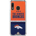 NFL Denver Broncos Super Bowl 50 Champions Galaxy A30 Clear Case