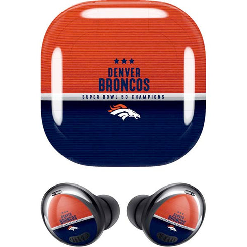 NFL Denver Broncos Super Bowl 50 Champions Galaxy Buds Pro Skin