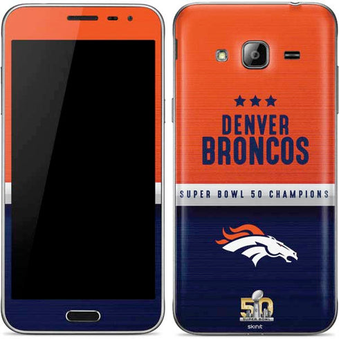 NFL Denver Broncos Super Bowl 50 Champions Galaxy J3 Skin