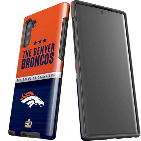 NFL Denver Broncos Super Bowl 50 Champions Galaxy Note 10 Pro Case