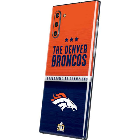 NFL Denver Broncos Super Bowl 50 Champions Galaxy Note 10 Skin