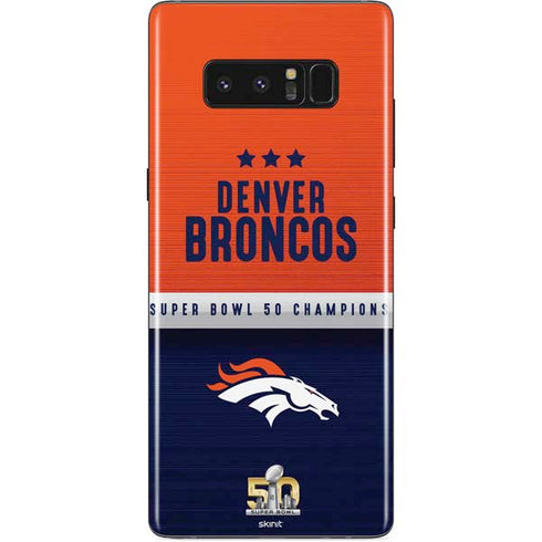 NFL Denver Broncos Super Bowl 50 Champions Galaxy Note 8 Skin