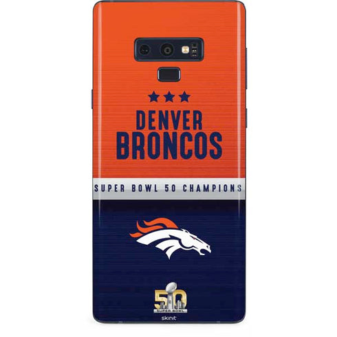 NFL Denver Broncos Super Bowl 50 Champions Galaxy Note 9 Skin
