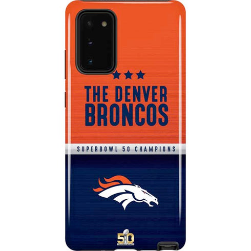 NFL Denver Broncos Super Bowl 50 Champions Galaxy Note20 5G Pro Case