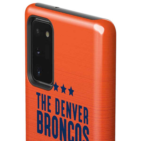 NFL Denver Broncos Super Bowl 50 Champions Galaxy Note20 5G Pro Case