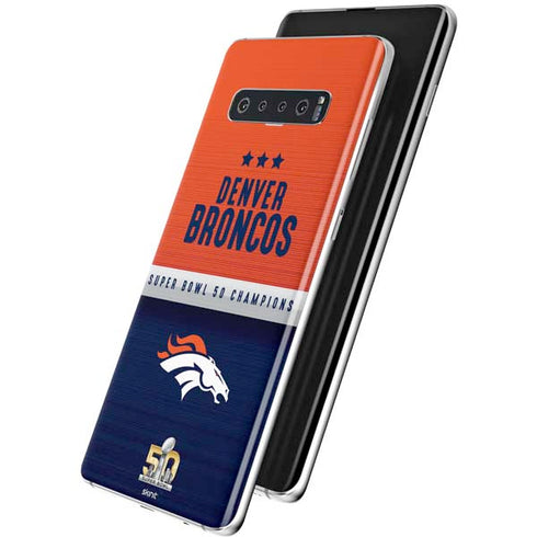 NFL Denver Broncos Super Bowl 50 Champions Galaxy S10 Skin