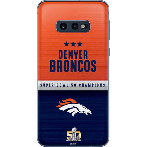 NFL Denver Broncos Super Bowl 50 Champions Galaxy S10e Skin