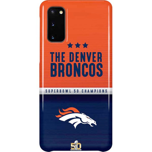 NFL Denver Broncos Super Bowl 50 Champions Galaxy S20 Lite Case