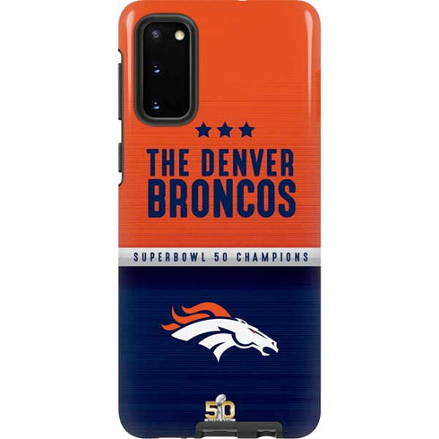 NFL Denver Broncos Super Bowl 50 Champions Galaxy S20 Pro Case