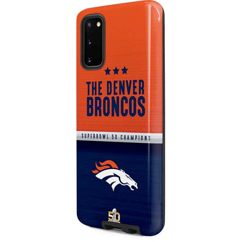 NFL Denver Broncos Super Bowl 50 Champions Galaxy S20 Pro Case