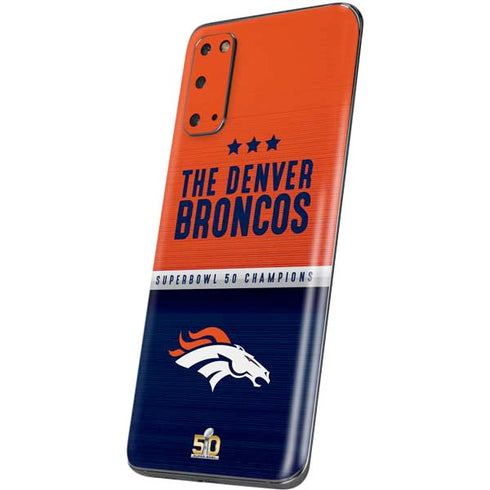 NFL Denver Broncos Super Bowl 50 Champions Galaxy S20 Skin