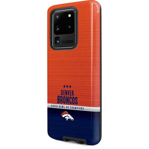 NFL Denver Broncos Super Bowl 50 Champions Galaxy S20 Ultra 5G Pro Case