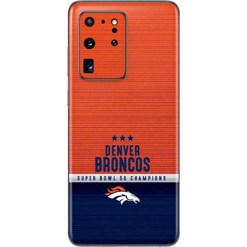 NFL Denver Broncos Super Bowl 50 Champions Galaxy S20 Ultra 5G Skin