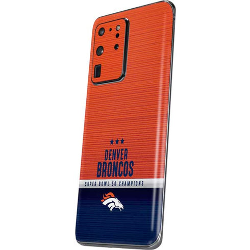 NFL Denver Broncos Super Bowl 50 Champions Galaxy S20 Ultra 5G Skin