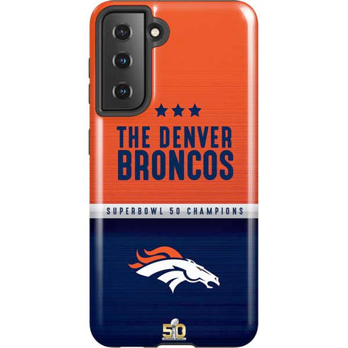 NFL Denver Broncos Super Bowl 50 Champions Galaxy S21 5G Pro Case