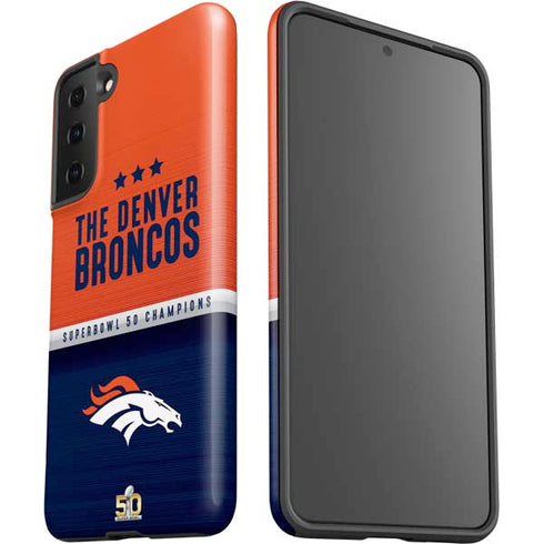 NFL Denver Broncos Super Bowl 50 Champions Galaxy S21 Plus 5G Pro Case
