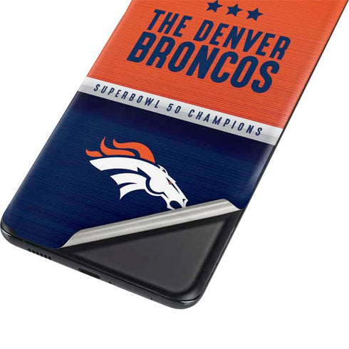 NFL Denver Broncos Super Bowl 50 Champions Galaxy S21 Ultra 5G Skin