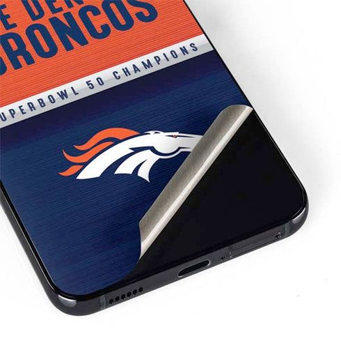NFL Denver Broncos Super Bowl 50 Champions Galaxy S22 Plus Skin