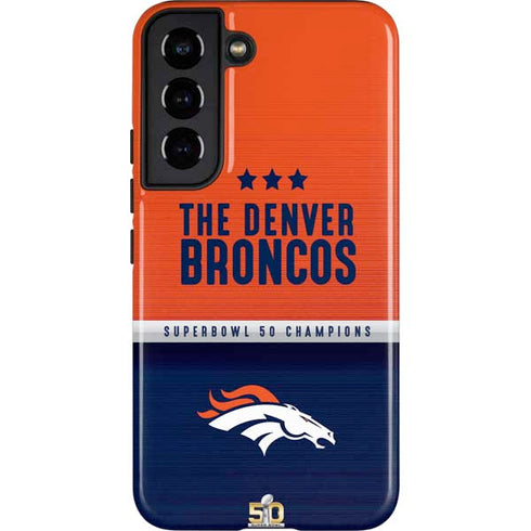 NFL Denver Broncos Super Bowl 50 Champions Galaxy S22 Pro Case