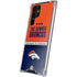 NFL Denver Broncos Super Bowl 50 Champions Galaxy S22 Ultra Clear Case