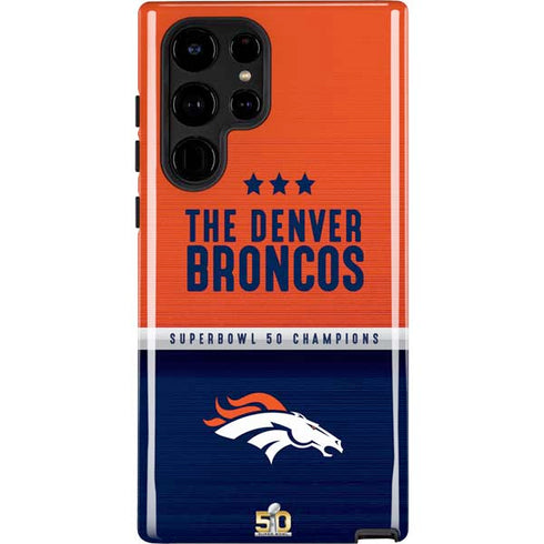 NFL Denver Broncos Super Bowl 50 Champions Galaxy S22 Ultra Pro Case