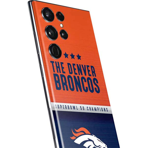 NFL Denver Broncos Super Bowl 50 Champions Galaxy S22 Ultra Skin