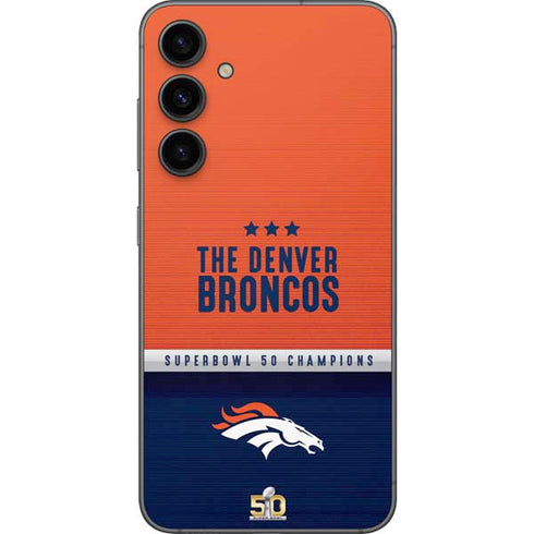 NFL Denver Broncos Super Bowl 50 Champions Galaxy S23 FE Skin