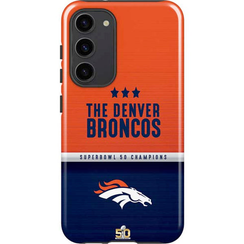 NFL Denver Broncos Super Bowl 50 Champions Galaxy S23 Plus Pro Case