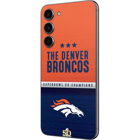 NFL Denver Broncos Super Bowl 50 Champions Galaxy S23 Plus Skin