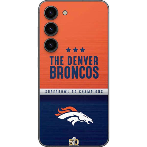 NFL Denver Broncos Super Bowl 50 Champions Galaxy S23 Skin