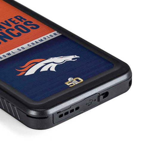 NFL Denver Broncos Super Bowl 50 Champions Galaxy S23 Waterproof Case
