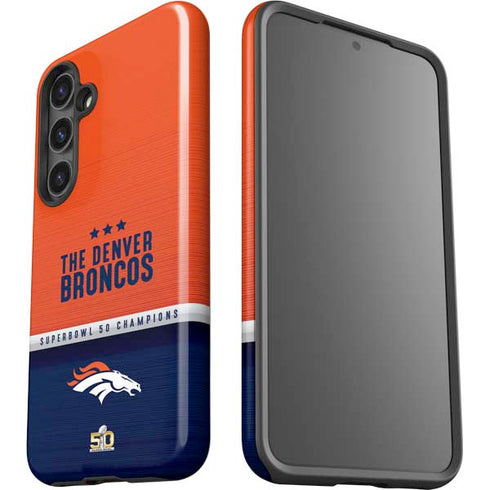 NFL Denver Broncos Super Bowl 50 Champions Galaxy S24 Impact Case