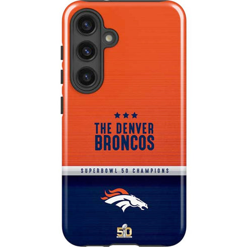 NFL Denver Broncos Super Bowl 50 Champions Galaxy S24 Plus Impact Case