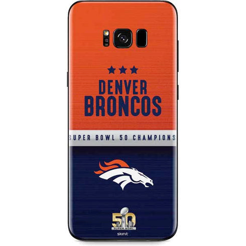 NFL Denver Broncos Super Bowl 50 Champions Galaxy S8 Skin