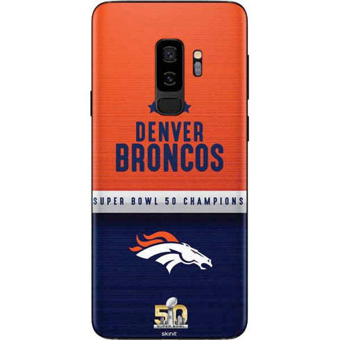 NFL Denver Broncos Super Bowl 50 Champions Galaxy S9 Plus Skin