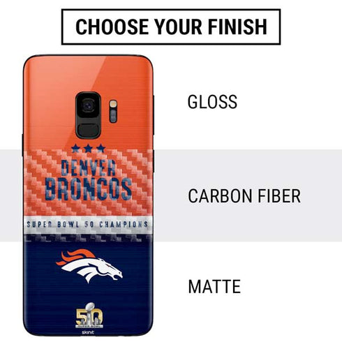 NFL Denver Broncos Super Bowl 50 Champions Galaxy S9 Skin