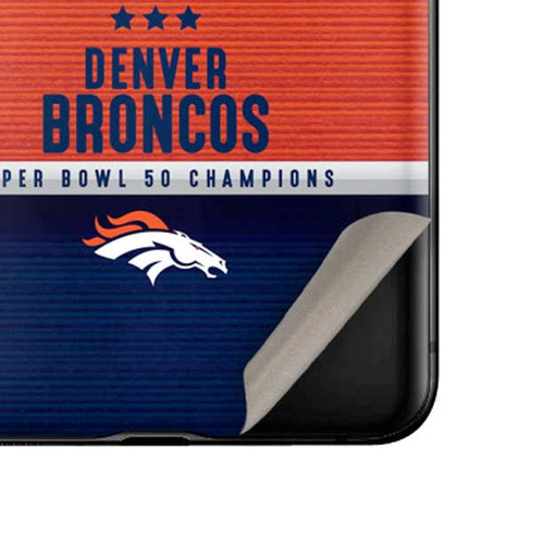 NFL Denver Broncos Super Bowl 50 Champions Galaxy Z Flip Skin