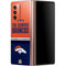 NFL Denver Broncos Super Bowl 50 Champions Galaxy Z Fold2 5G Skin