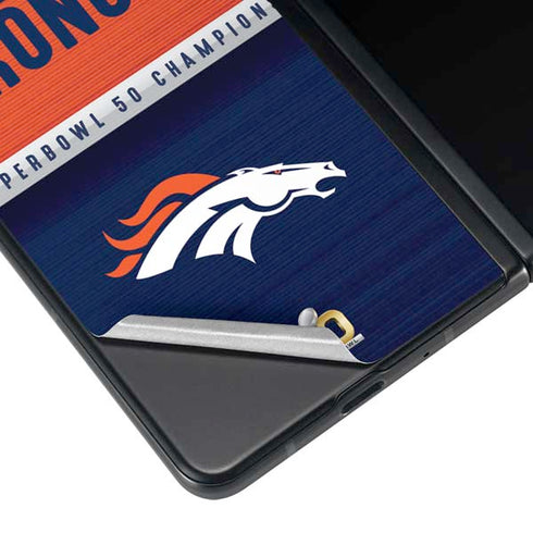 NFL Denver Broncos Super Bowl 50 Champions Galaxy Z Fold4 5G Skin