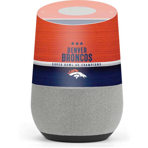 NFL Denver Broncos Super Bowl 50 Champions Google Home Skin