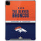 NFL Denver Broncos Super Bowl 50 Champions iPad Pro 12.9in (2020) Clear Case