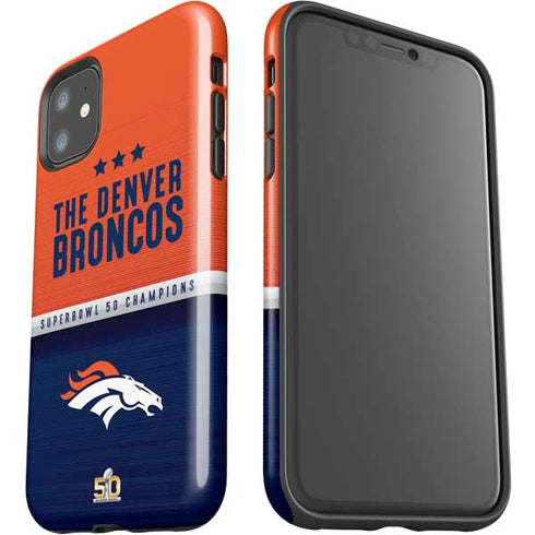 NFL Denver Broncos Super Bowl 50 Champions iPhone 11 Impact Case