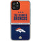 NFL Denver Broncos Super Bowl 50 Champions iPhone 11 Pro Clear Case