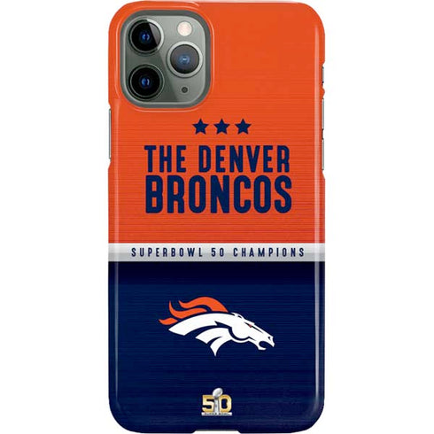 NFL Denver Broncos Super Bowl 50 Champions iPhone 11 Pro Lite Case