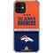 NFL Denver Broncos Super Bowl 50 Champions iPhone 12 Clear Case