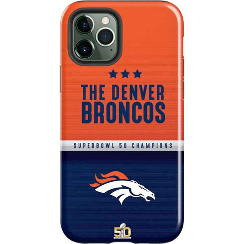 NFL Denver Broncos Super Bowl 50 Champions iPhone 12 Pro Impact Case