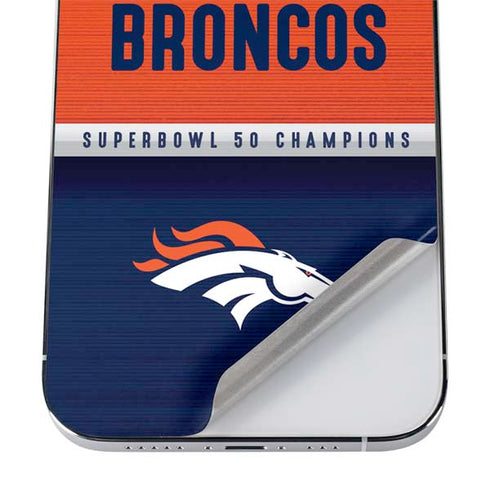 NFL Denver Broncos Super Bowl 50 Champions iPhone 12 Pro Skin