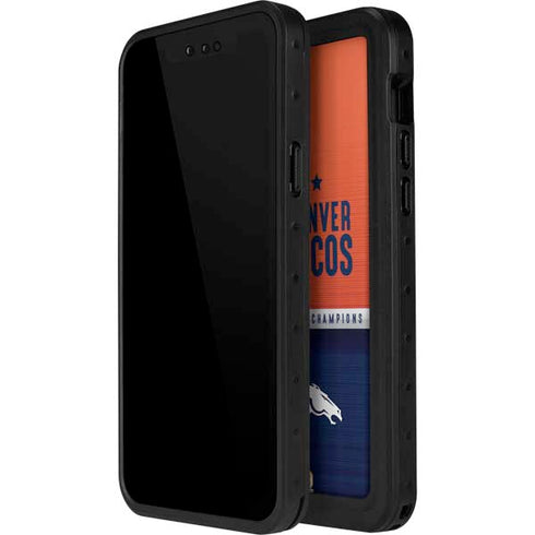 NFL Denver Broncos Super Bowl 50 Champions iPhone 12 Pro Waterproof Case
